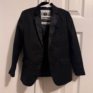 Classic Black Kids smoking suit